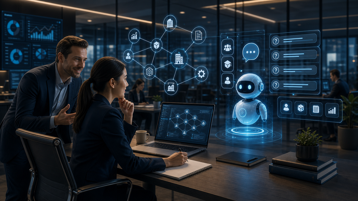 AI cũng giúp onboarding nhanh hơn. Nhân viên mới có thể hỏi
