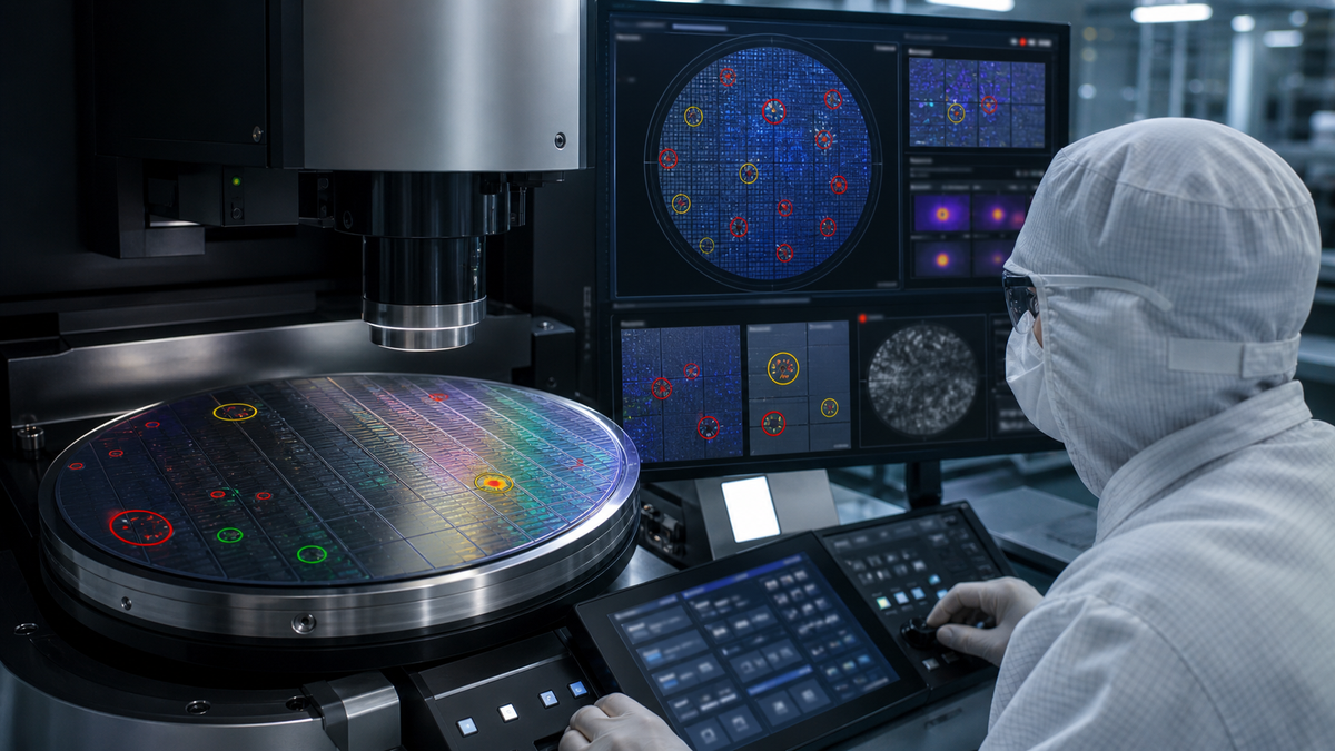 Trong nhà máy bán dẫn, wafer phải được kiểm tra liên tục