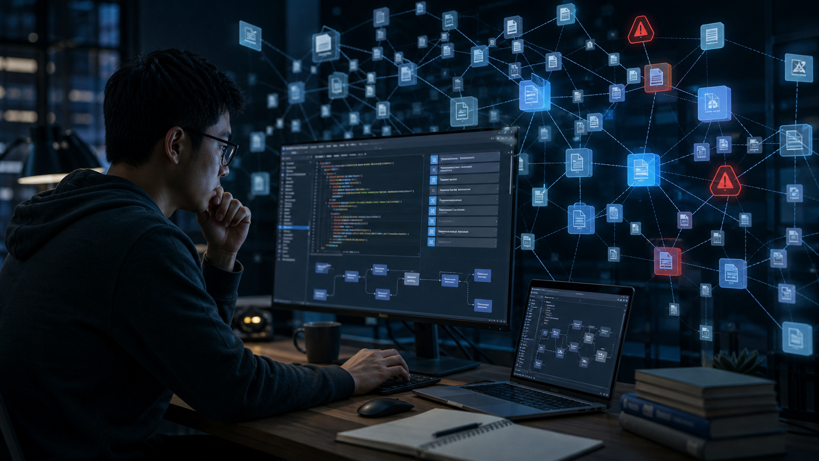 Khi AI gợi ý thư viện, snippet hoặc workflow mới, đội ngũ