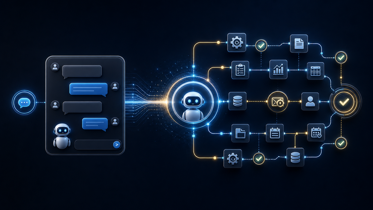Từ chatbot đến AI agent là bước chuyển từ hội thoại sang
