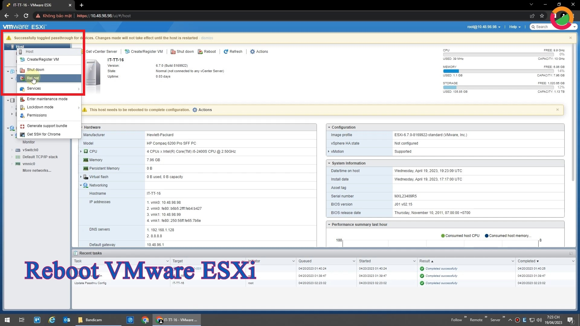 Hướng dẫn kích hoạt vGPU (VGA) cho máy ảo | Series hướng dẫn VMware ESXi #5