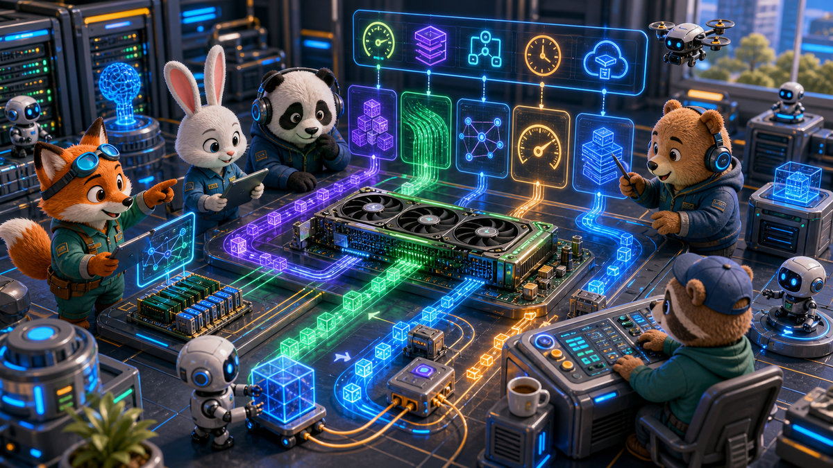 Hi?u n?ng AI reasoning ph? thu?c b? nh? latency interconnect v? d? li?u