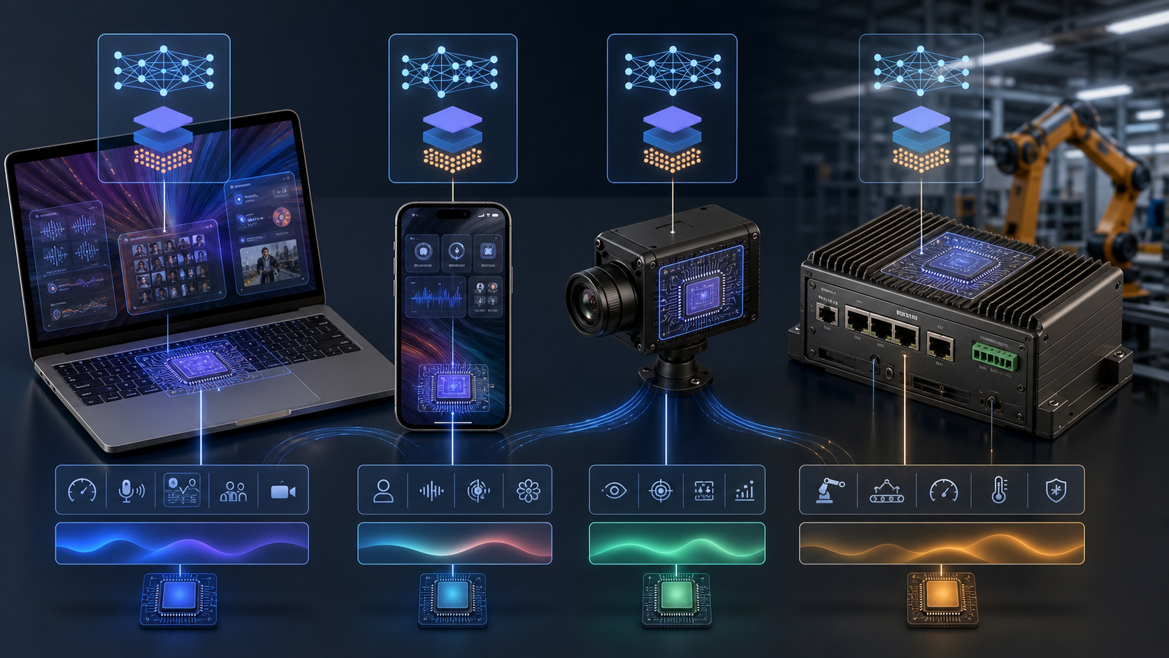 Từ laptop, điện thoại tới camera công nghiệp và gateway, NPU sẽ