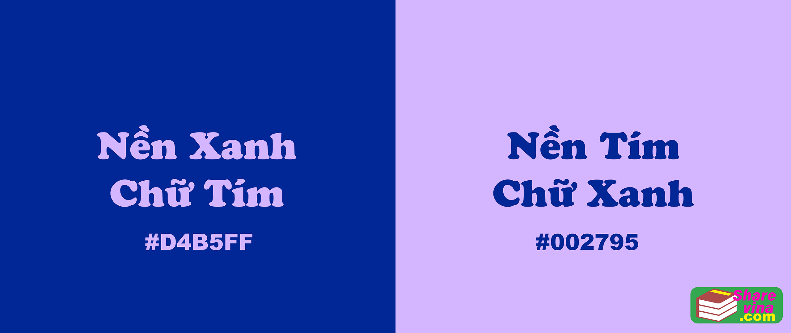 Sharevina.com - Complementary color scheme -  Tím - Xanh.png