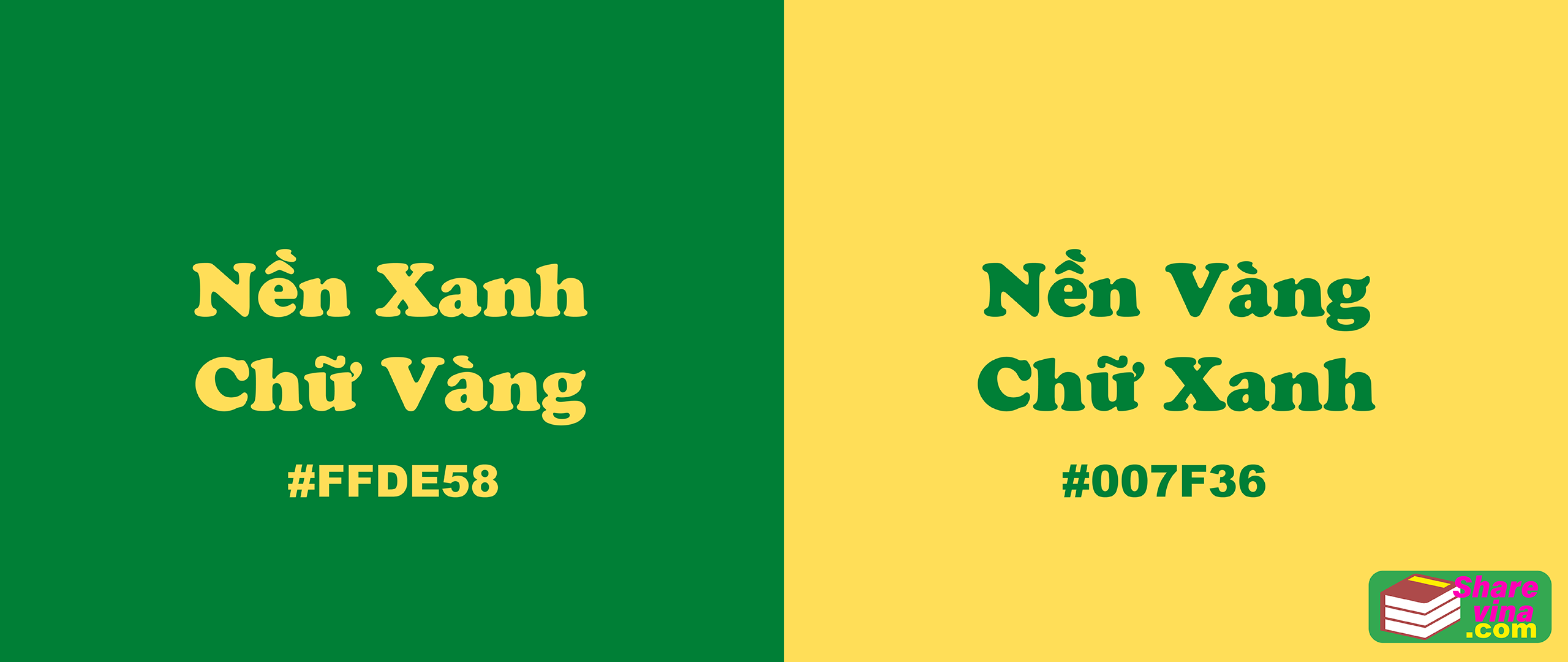 Sharevina.com - Complementary color scheme -  Xanh - Vàng.png