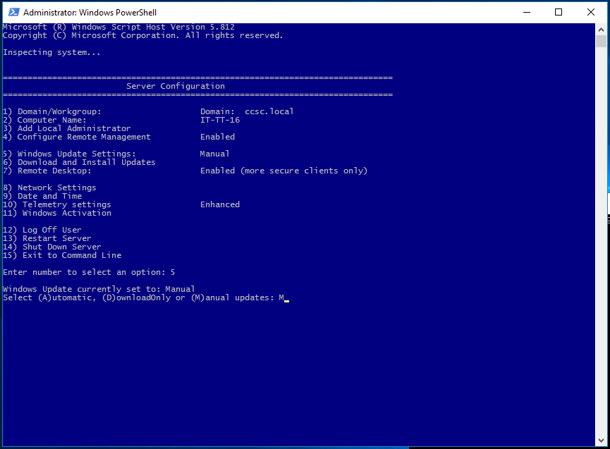 Windows Server Disable Automatic Updates - Tắt tự động cập nhật Windows Server